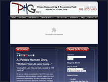 Tablet Screenshot of phgcpas.com